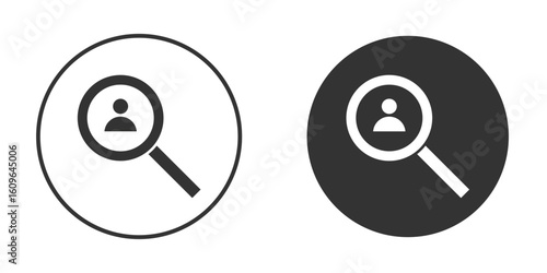Recruitment icon doodle vectors, vector illustration