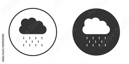 Rain icon doodle vectors, vector illustration