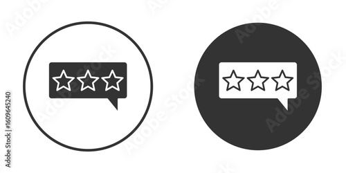 Review icon doodle vectors, vector illustration