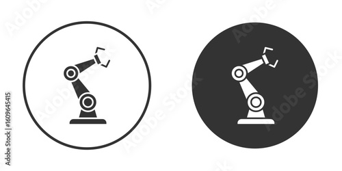 Robot arm icon doodle vectors, vector illustration