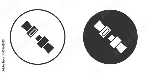 Seatbelt icon doodle vectors, vector illustration