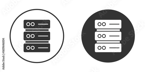 Server icon doodle vectors, vector illustration