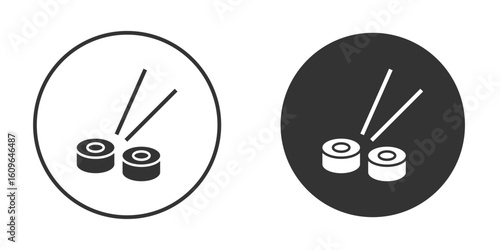 Sushi icon doodle vectors, vector illustration