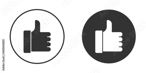 thumbs up icon doodle vectors, vector illustration