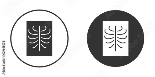 X-ray scan icon doodle vectors, vector illustration