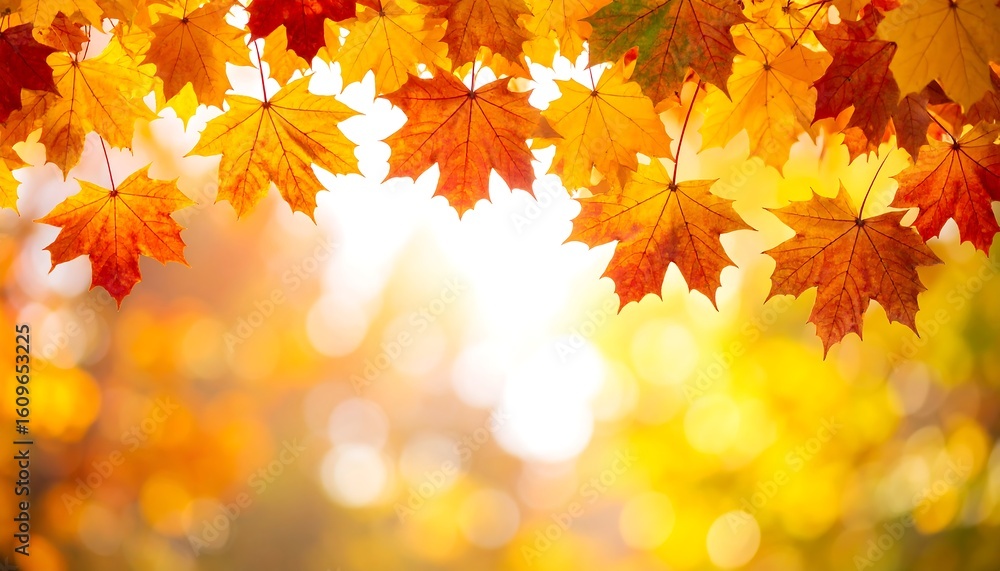 Autumn leaves frame Autumn leaves frame
