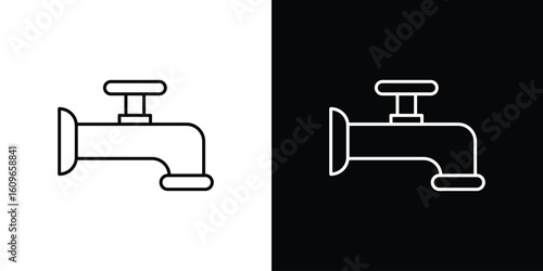 Faucet drip icon design vector art Illustrations