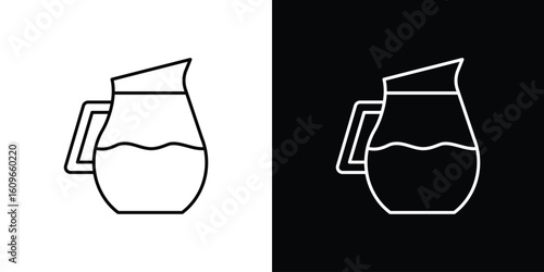 Jug icon design vector art Illustrations