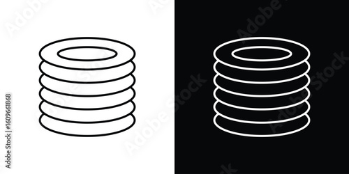 Plates icon design vector art Illustrations