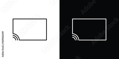 Screencast icon design vector art Illustrations