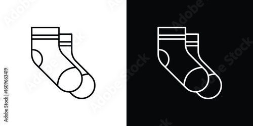 Socks icon design vector art Illustrations
