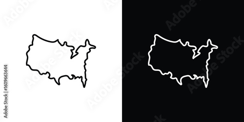 State country icon design vector art Illustrations