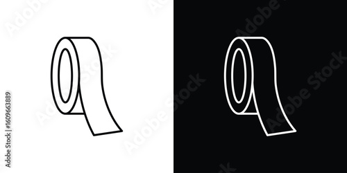 Tape icon design vector art Illustrations
