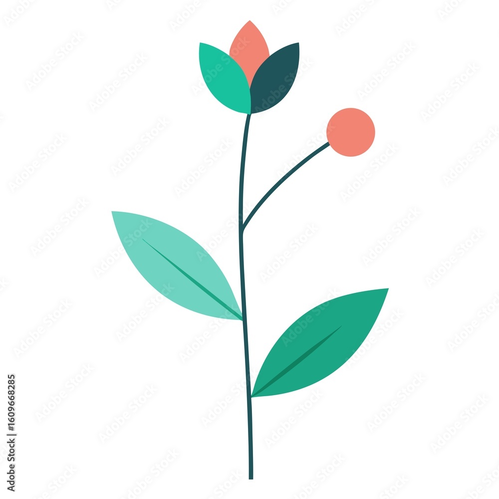 Obraz premium vector illustration of a flower