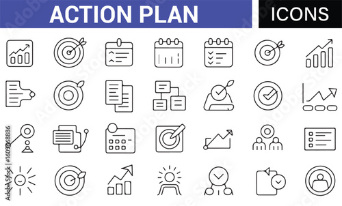 Business Icons for Planning and Scheduling with Growth Graphs