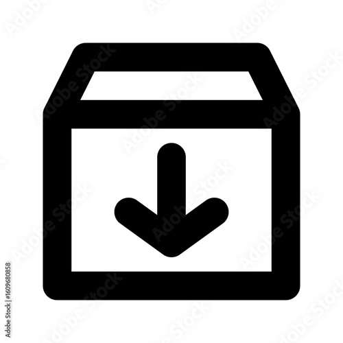 archive with arrow icon