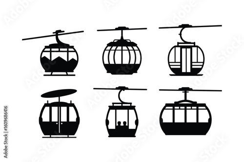 Gondola cabin variations transportation system cable car aerial tramway