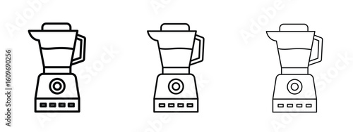 Blender icon linear style sign for mobile concept and web design.