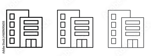 Build icon linear style sign for mobile concept and web design.