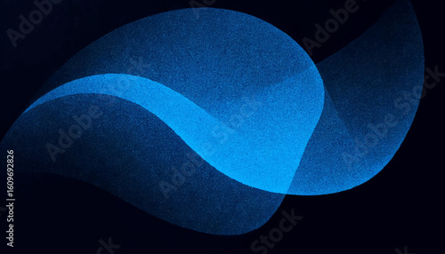 Black blue soft light abstract waves motion, Noise intensive Holographic blend blur smooth transitions tone empty presentation design , futuristic minimal modern luxury premium unique motion elegant.