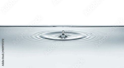 Liquid drop hitting surface