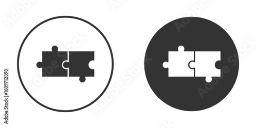 Compatibility icon symbol sign in solid style.
