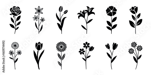 Minimalist Dog Icon Design with Hand Drawn Style for Graphic Projects