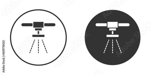 Sprinkler icon symbol sign in solid style.