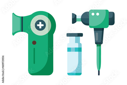 Medical Tools and Supplies for Healthcare Professionals An Organized Composition of Essential Diagnostic Equipment