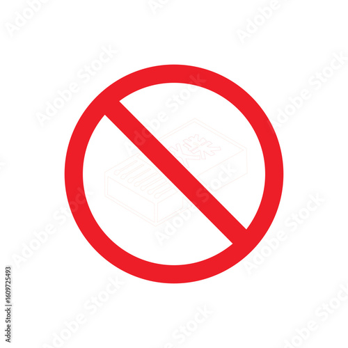 no smoking sign isolated