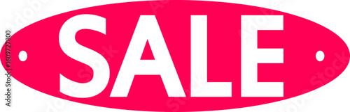 red sale label vector file svg sale sign