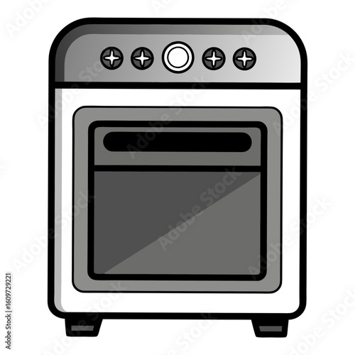 Scientific Drying Oven Vector Illustration for Research Tools