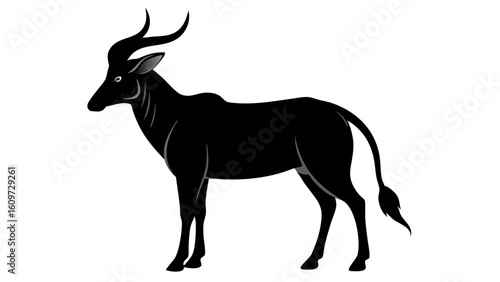 Graceful Eland Antelope Drawing for Wildlife Art Projects