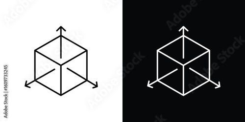 Bim icon linear vector icon. Editable stroke lines.
