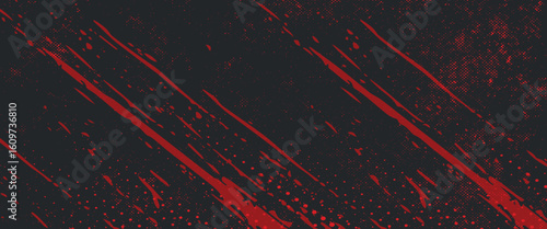 Background, contrast red and black color abstract template for business design. Technology style. You can use it for advertising, sports posters, templates, business presentations.