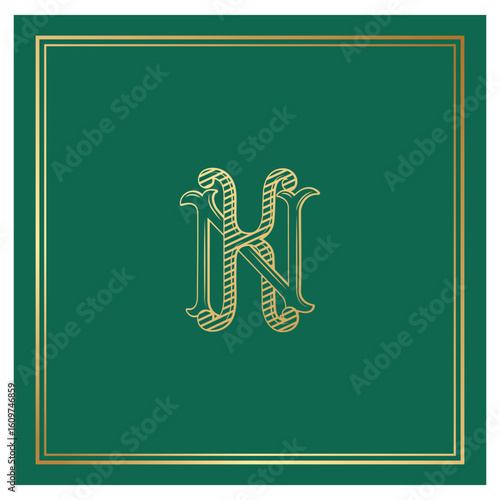 NK, KN, logo NK, Letter NK,  Monogram NK,Wedding Monogram, Wedding Logo, Logo Design , Monogram Vintage