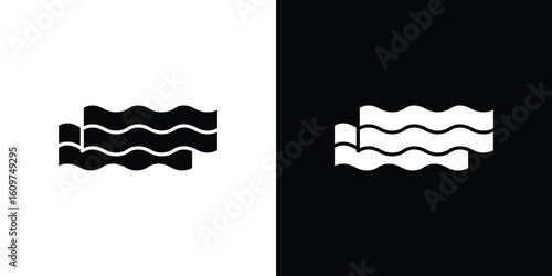 Bacon icon Symbol, logo illustration. Vector graphics for web.