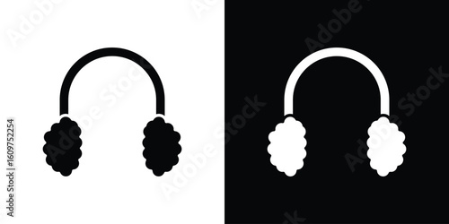 Ear muffs icon Symbol, logo illustration. Vector graphics for web.