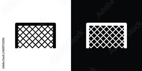Goal net icon Symbol, logo illustration. Vector graphics for web.