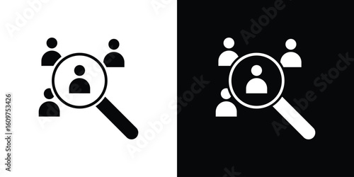 Hiring icon Symbol, logo illustration. Vector graphics for web.