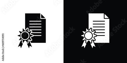 License icon Symbol, logo illustration. Vector graphics for web.