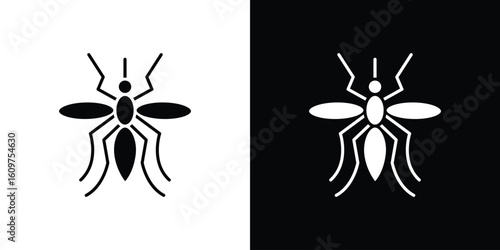 Mosquito icon Symbol, logo illustration. Vector graphics for web.