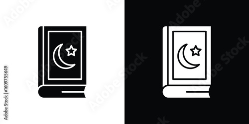 Quran book icon Symbol, logo illustration. Vector graphics for web.
