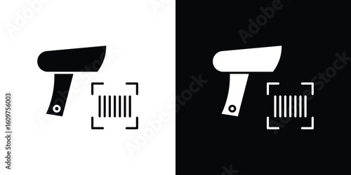 Scanner gun icon Symbol, logo illustration. Vector graphics for web.