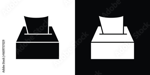 Tissue box icon Symbol, logo illustration. Vector graphics for web.