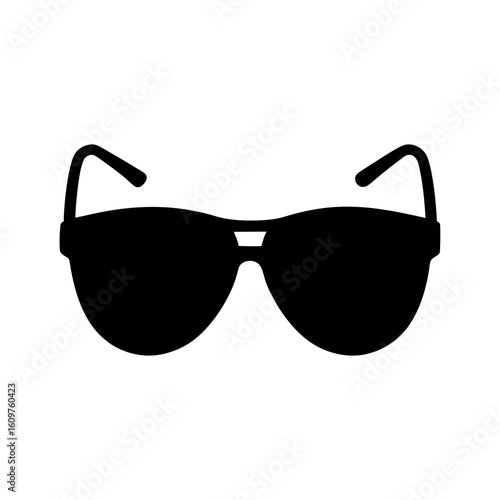 sunglass silhouette icon set vector on white background vector art