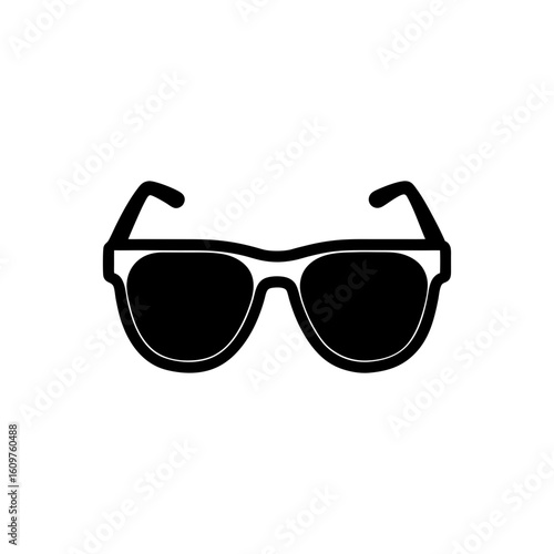 sunglass silhouette icon set vector on white background vector art