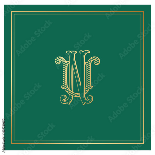 NU, UN, logo NU, Letter NU,  Monogram NU,Wedding Monogram, Wedding Logo, Logo Design , Monogram Vintage