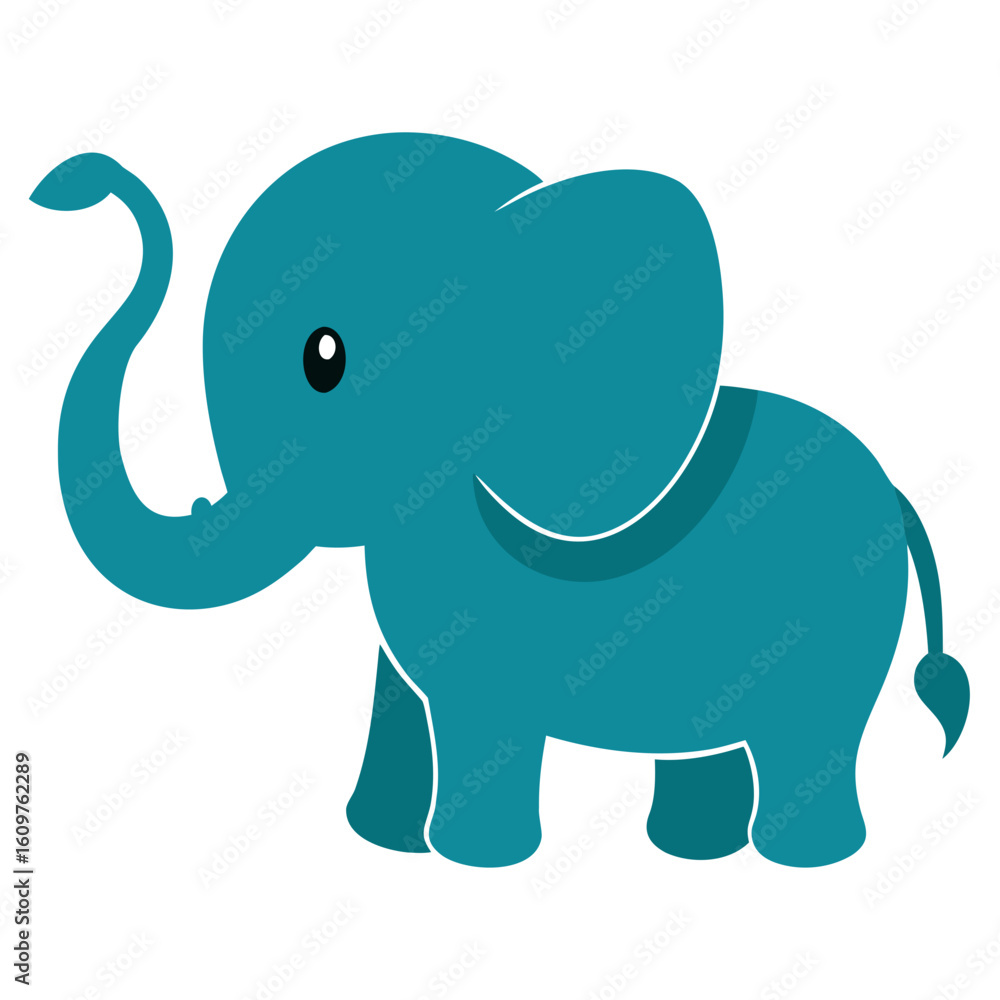 Fototapeta premium elephant cartoon illustration