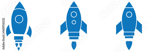 Rocket icon. Rocket launched icon vector. EPS 10 